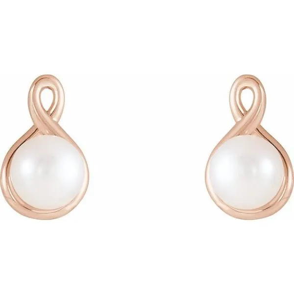 Pearl Earrings Image 2 Hart's Jewelers Grants Pass, OR