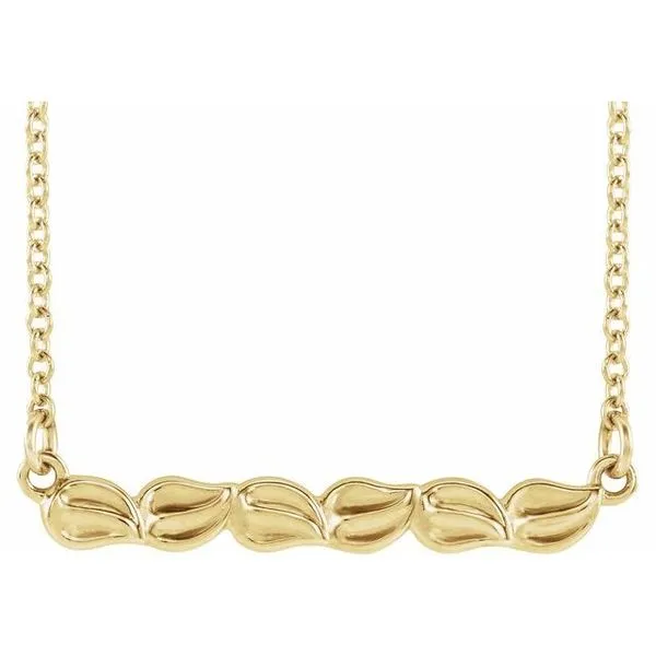 Leaf Bar Necklace Hopman Jewelers Elkhart, IN
