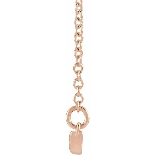 Leaf Bar Necklace Image 2 Scirto's Jewelry Lockport, NY