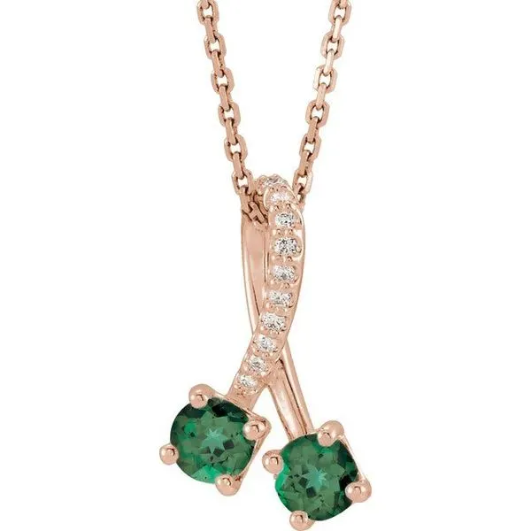 Two-Stone Necklace Jerald Jewelers Latrobe, PA