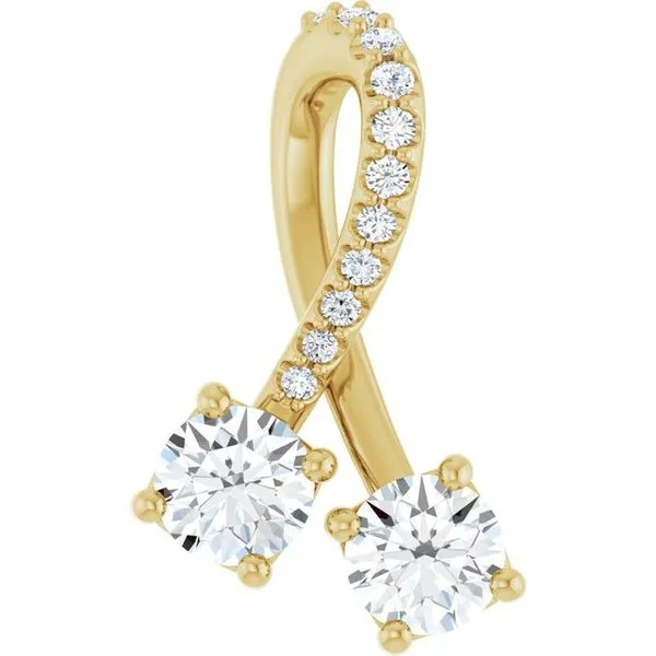 Two-Stone Pendant Linwood Custom Jewelers Linwood, NJ