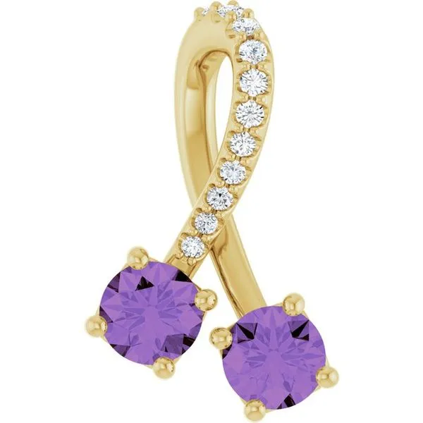 Two-Stone Pendant Becky Beck's Jewelry DeKalb, IL