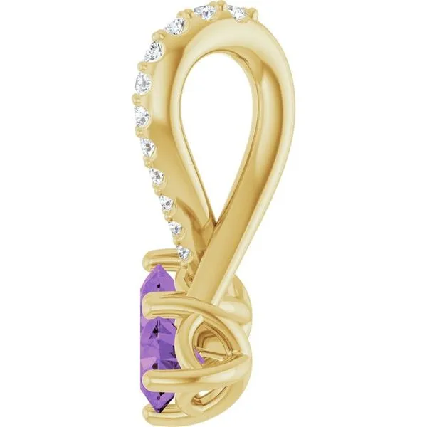 Two-Stone Pendant Image 3 Becky Beck's Jewelry DeKalb, IL