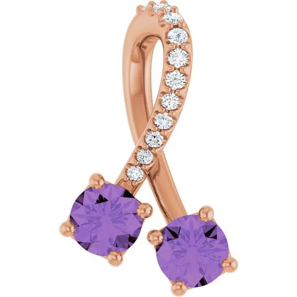 Two-Stone Pendant J. Meredith Jewelers Delafield, WI