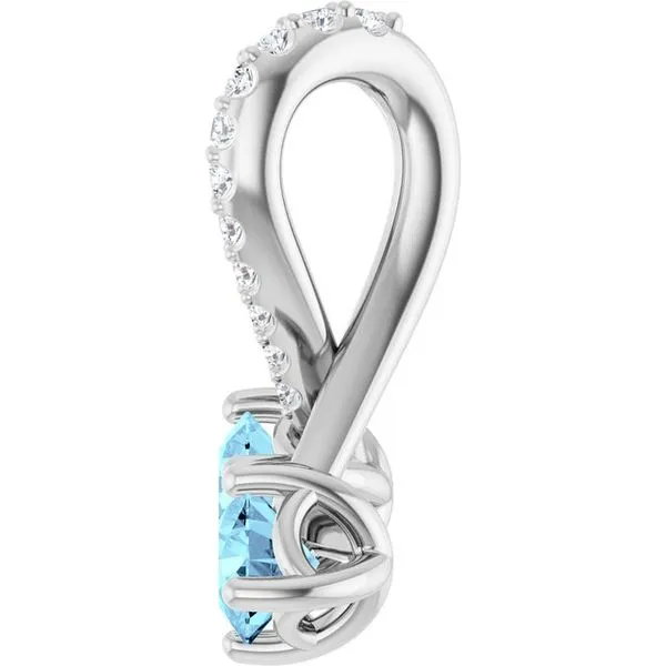 Two-Stone Pendant Image 3 Jerald Jewelers Latrobe, PA