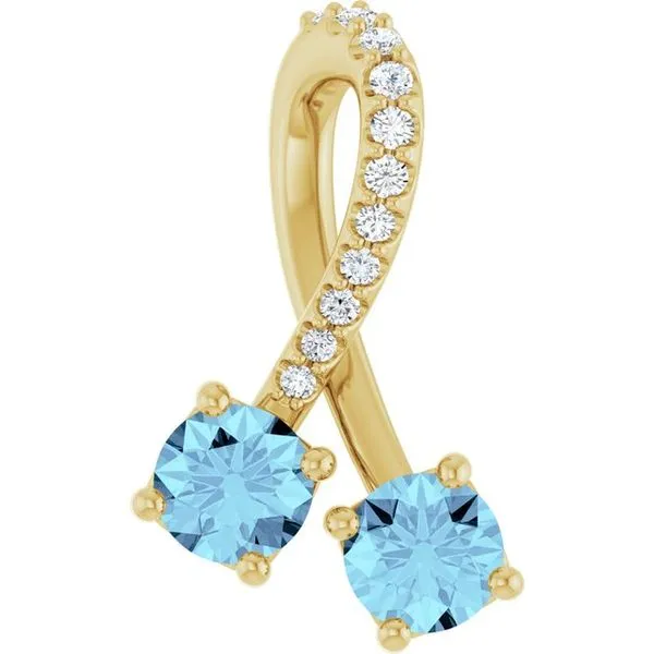 Two-Stone Pendant Hopman Jewelers Elkhart, IN