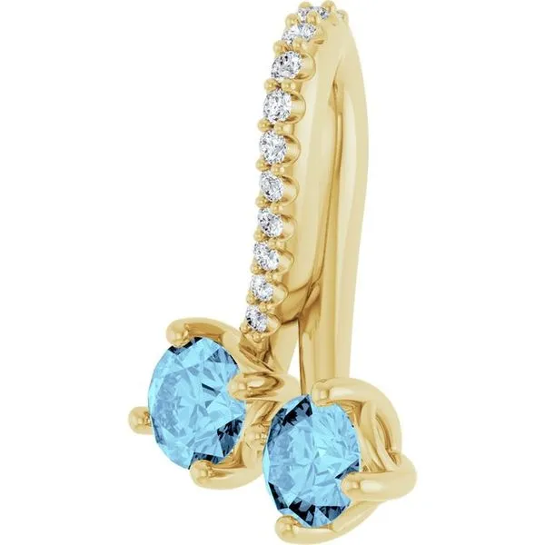 Two-Stone Pendant Image 2 Rasmussen Jewelers Spanish Fork, UT