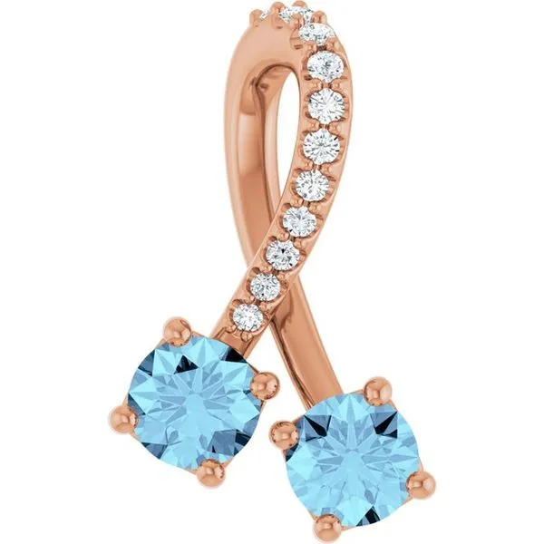 Two-Stone Pendant Becky Beck's Jewelry DeKalb, IL