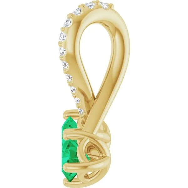 Two-Stone Pendant Image 3 J. Meredith Jewelers Delafield, WI