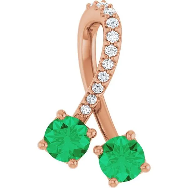 Two-Stone Pendant Woelk's House of Diamonds Russell, KS