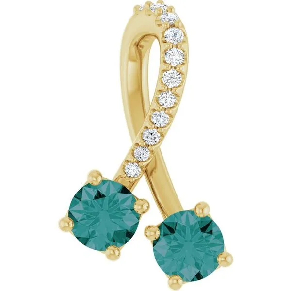 Two-Stone Pendant Scirto's Jewelry Lockport, NY