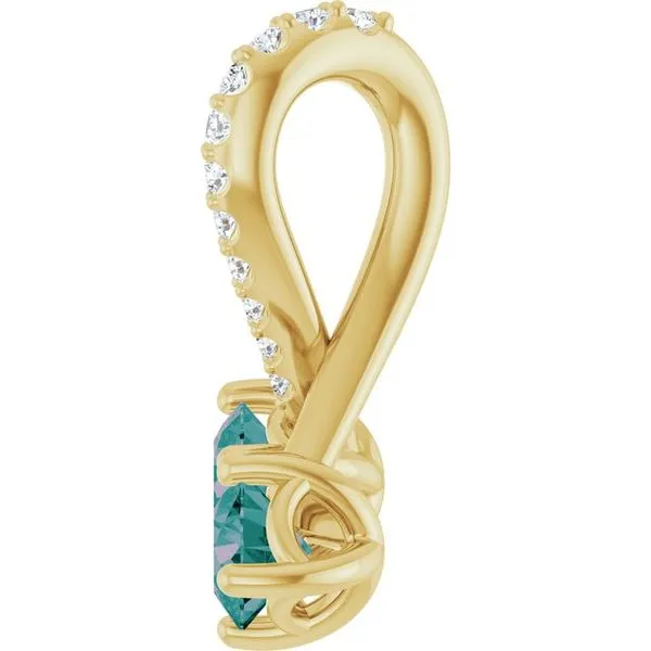 Two-Stone Pendant Image 5 Comstock Jewelers Edmonds, WA