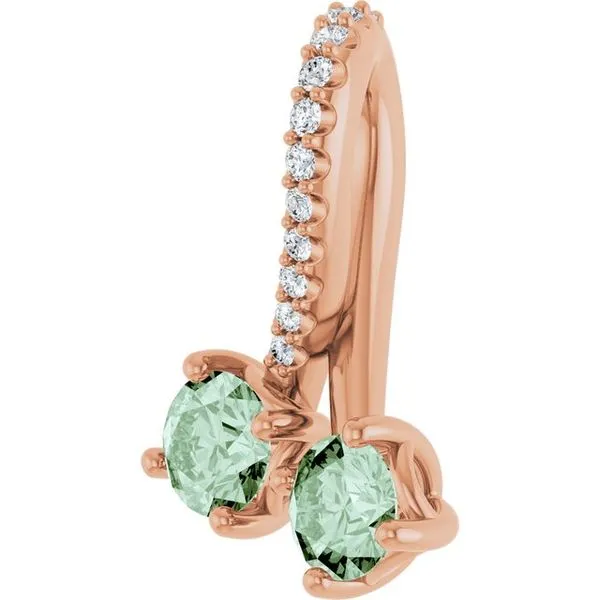 Two-Stone Pendant Image 4 Becky Beck's Jewelry DeKalb, IL