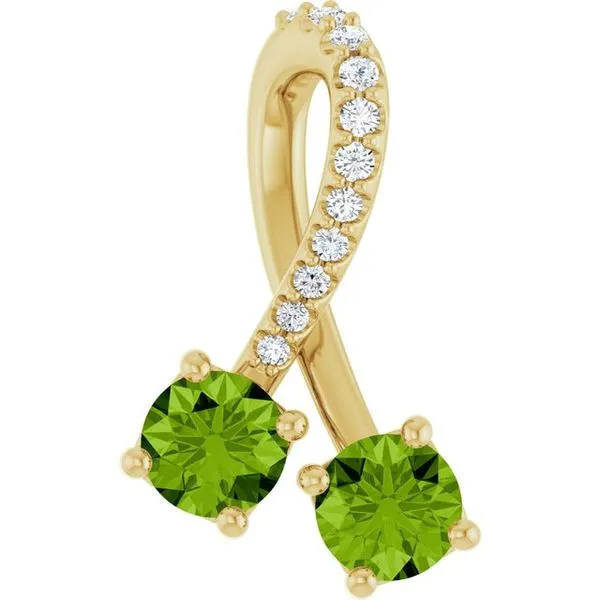 Two-Stone Pendant Becky Beck's Jewelry DeKalb, IL