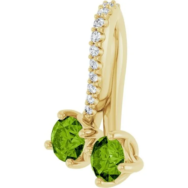 Two-Stone Pendant Image 2 Arnold's Jewelry and Gifts Logansport, IN