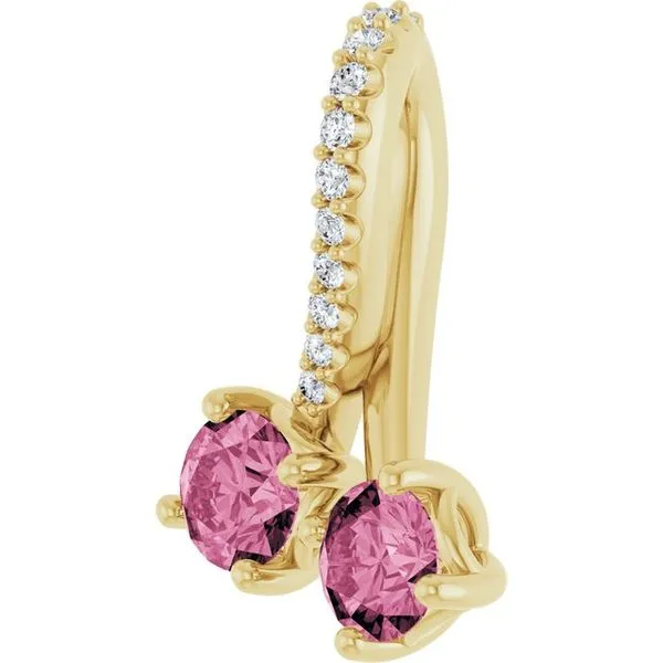 Two-Stone Pendant Image 2 Scirto's Jewelry Lockport, NY