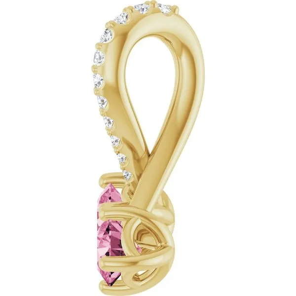 Two-Stone Pendant Image 3 Hopman Jewelers Elkhart, IN