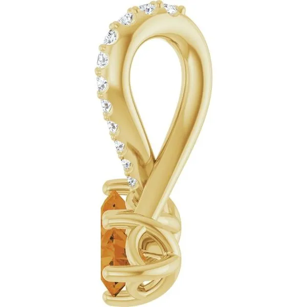 Two-Stone Pendant Image 3 Arnold's Jewelry and Gifts Logansport, IN