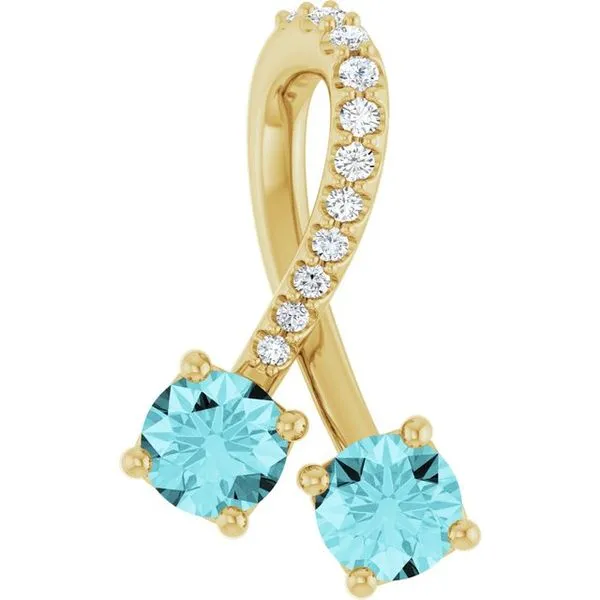 Two-Stone Pendant Becky Beck's Jewelry DeKalb, IL