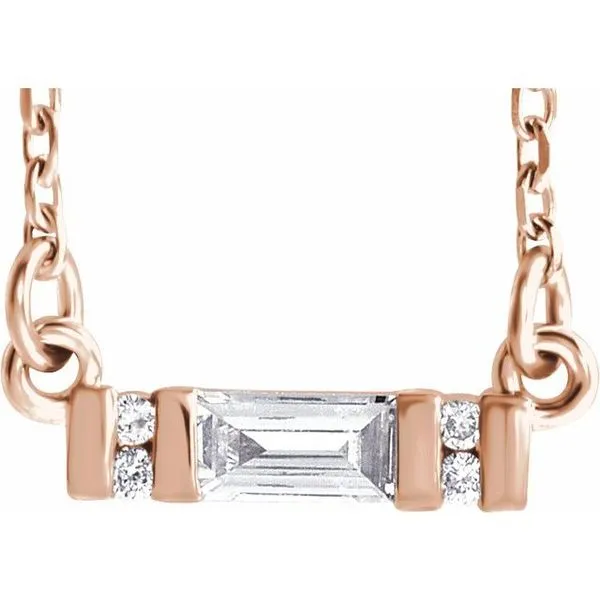 Accented Bar Necklace James Wolf Jewelers Mason, OH