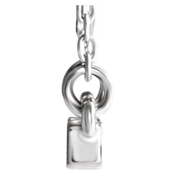 Accented Bar Necklace Image 2 Hopman Jewelers Elkhart, IN