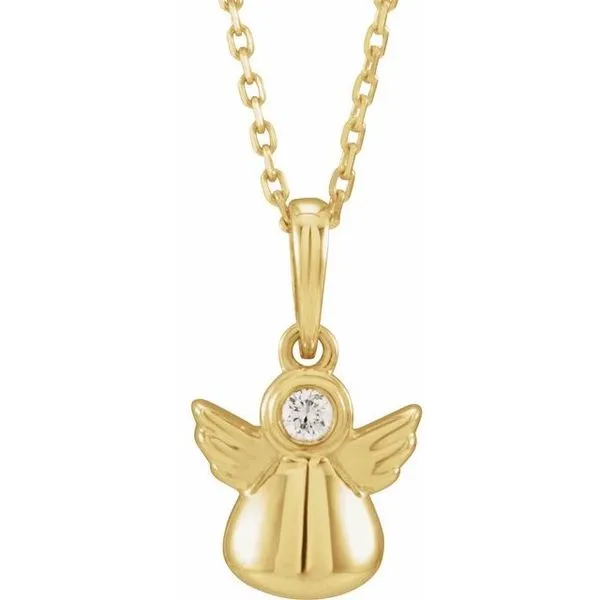 Youth Angel Necklace Rasmussen Jewelers Spanish Fork, UT