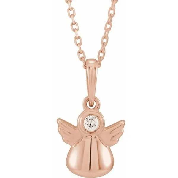 Youth Angel Necklace Hart's Jewelers Grants Pass, OR