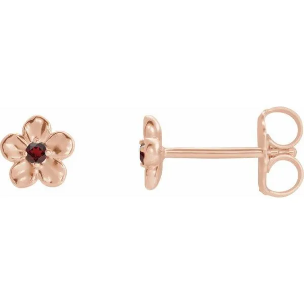 Youth Flower Earrings D'Errico Jewelry Scarsdale, NY