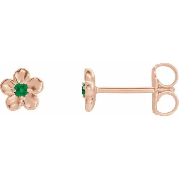 Youth Flower Earrings J. Meredith Jewelers Delafield, WI