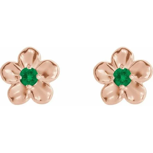 Youth Flower Earrings Image 2 Bauble Patch Jewelers Comstock Park, MI