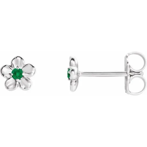 Youth Flower Earrings Linwood Custom Jewelers Linwood, NJ