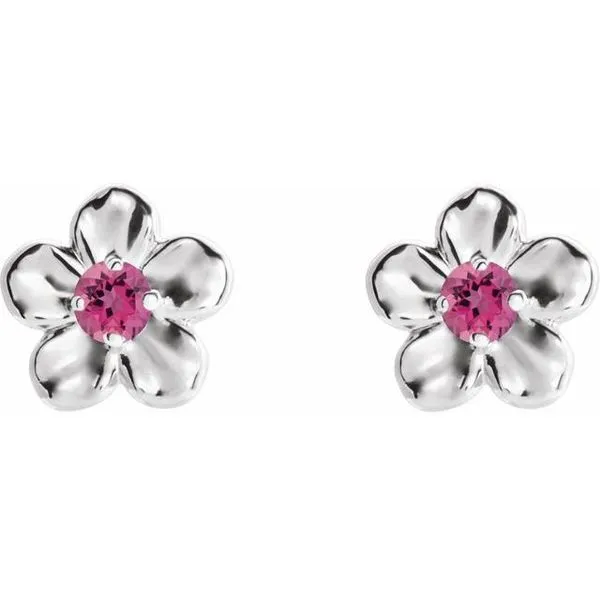 Youth Flower Earrings Image 2 Scirto's Jewelry Lockport, NY