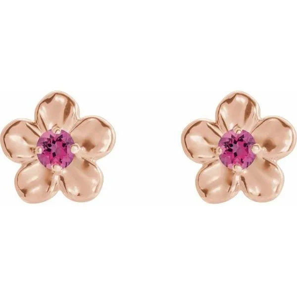 Youth Flower Earrings Image 2 Scirto's Jewelry Lockport, NY