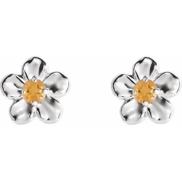 Youth Flower Earrings Image 2 Hopman Jewelers Elkhart, IN