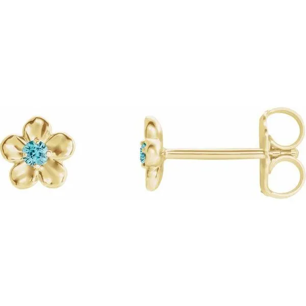 Youth Flower Earrings Becky Beck's Jewelry DeKalb, IL