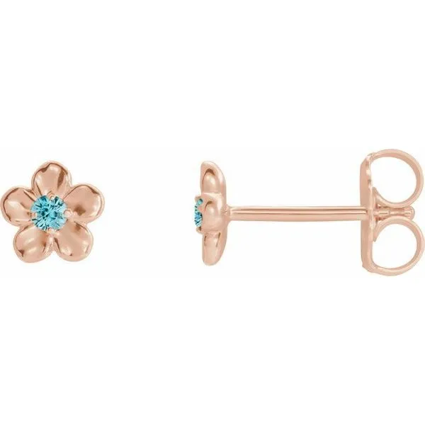 Youth Flower Earrings Hopman Jewelers Elkhart, IN