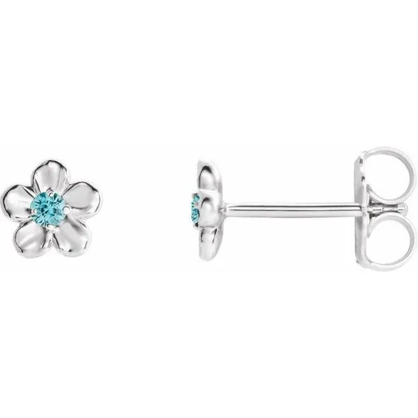 Youth Flower Earrings Long Jewelers Chesapeake, VA