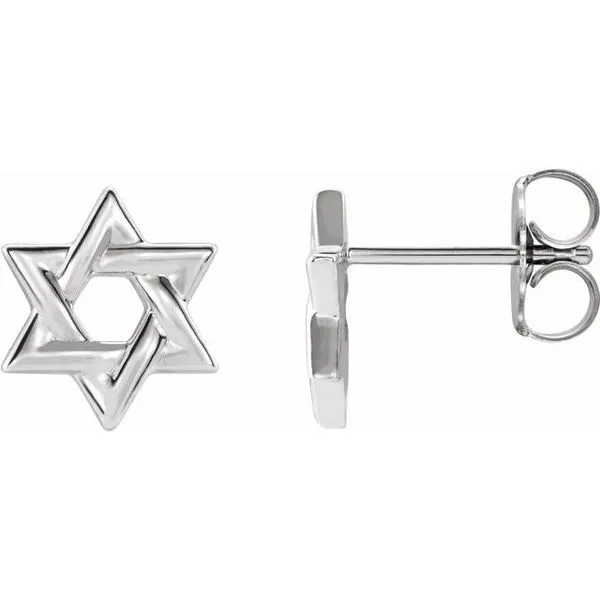 Star of David Earrings Spath Jewelers Bartow, FL