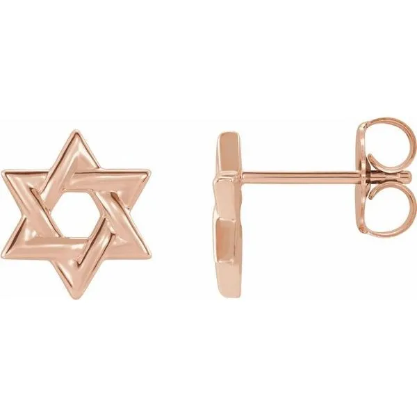 Star of David Earrings Hart's Jewelers Grants Pass, OR