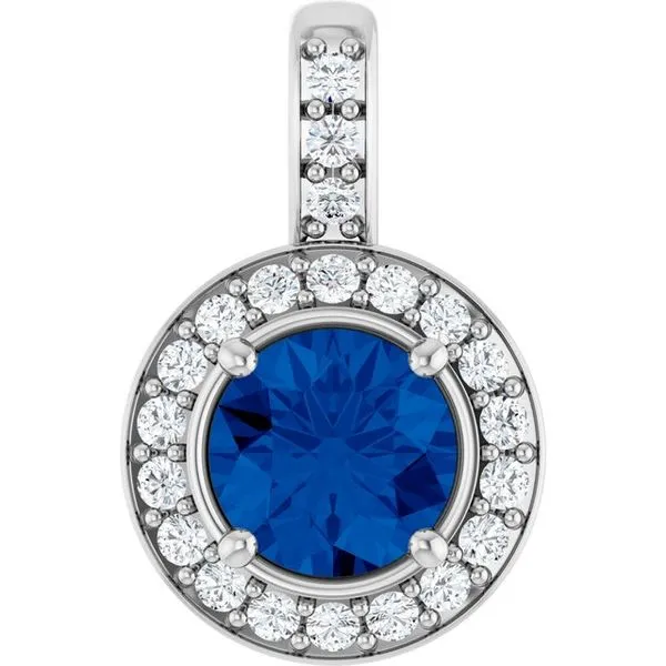 Halo-Style Pendant Scirto's Jewelry Lockport, NY