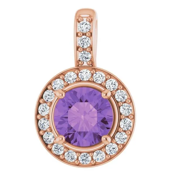 Halo-Style Pendant Hopman Jewelers Elkhart, IN