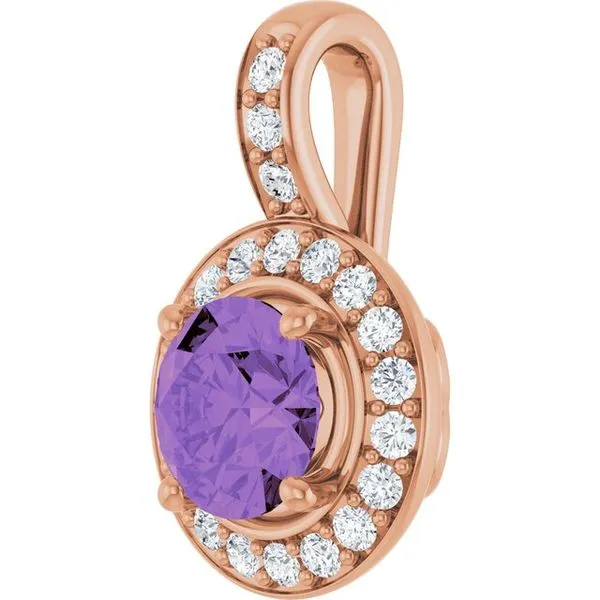 Halo-Style Pendant Image 2 J. Meredith Jewelers Delafield, WI