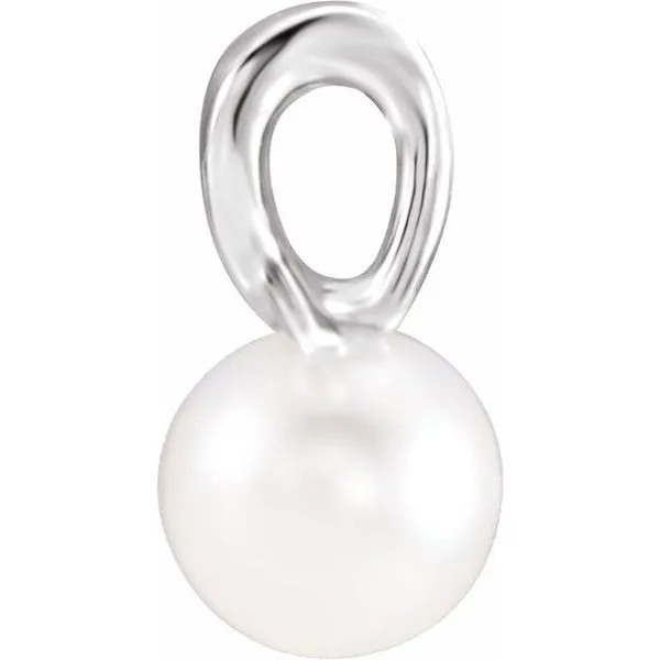 Pearl Bypass Pendant Image 2 Gysbers Jewelry Waupun, WI