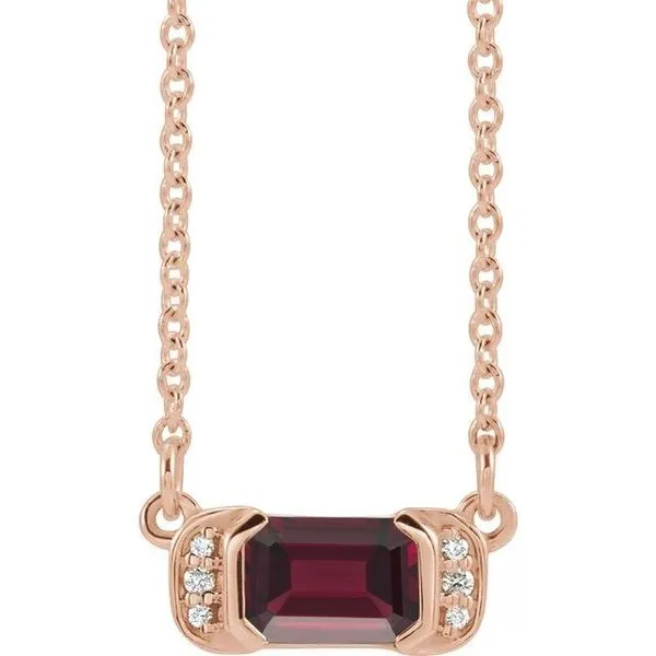 Accented Bar Necklace Hopman Jewelers Elkhart, IN