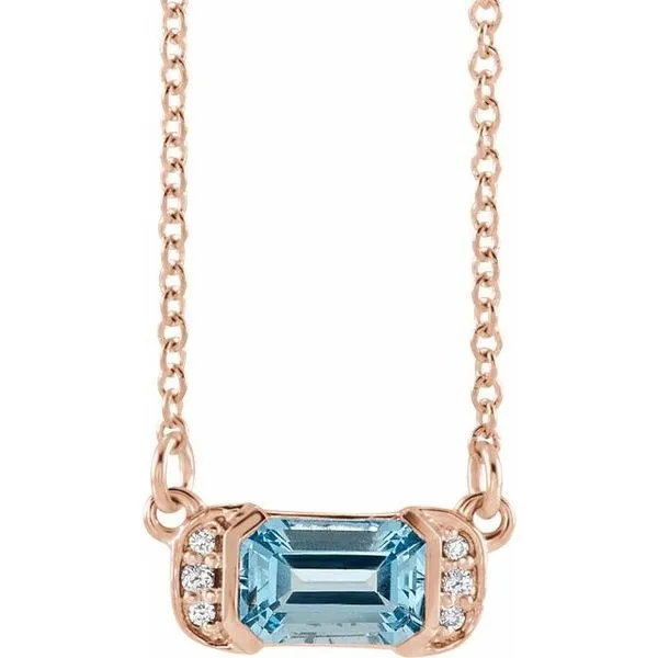 Accented Bar Necklace Hopman Jewelers Elkhart, IN