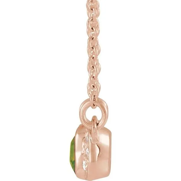 Accented Bar Necklace Image 2 J. Meredith Jewelers Delafield, WI