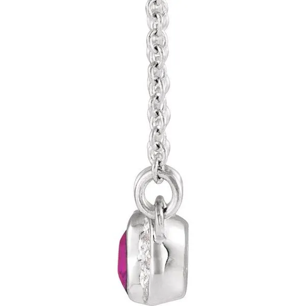 Accented Bar Necklace Image 2 Arnold's Jewelry and Gifts Logansport, IN