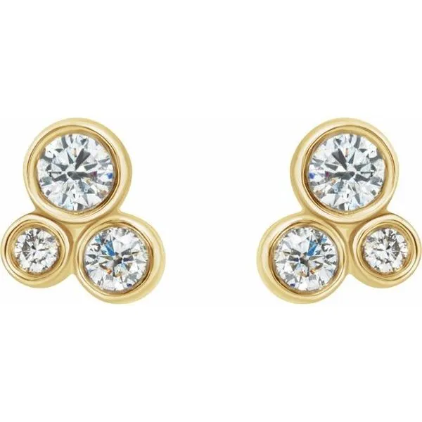 Geometric Cluster Earrings Image 2 Northwood Jewelers Northwood, OH