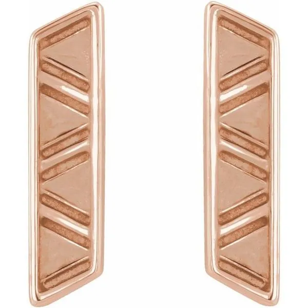 Geometric Earrings Image 2 Scirto's Jewelry Lockport, NY