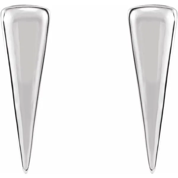 Triangle Earrings Image 2 Hopman Jewelers Elkhart, IN